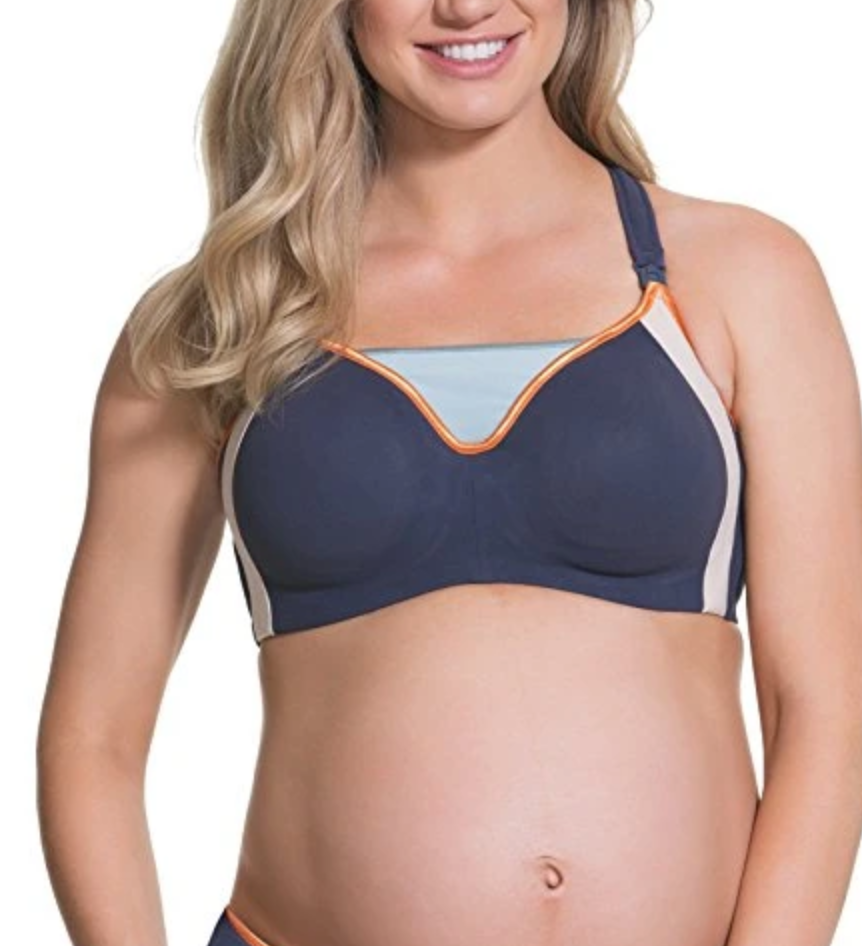 Cake Zest Nursing Sports Bra Navy Breastfeeding Center for Greater Washington